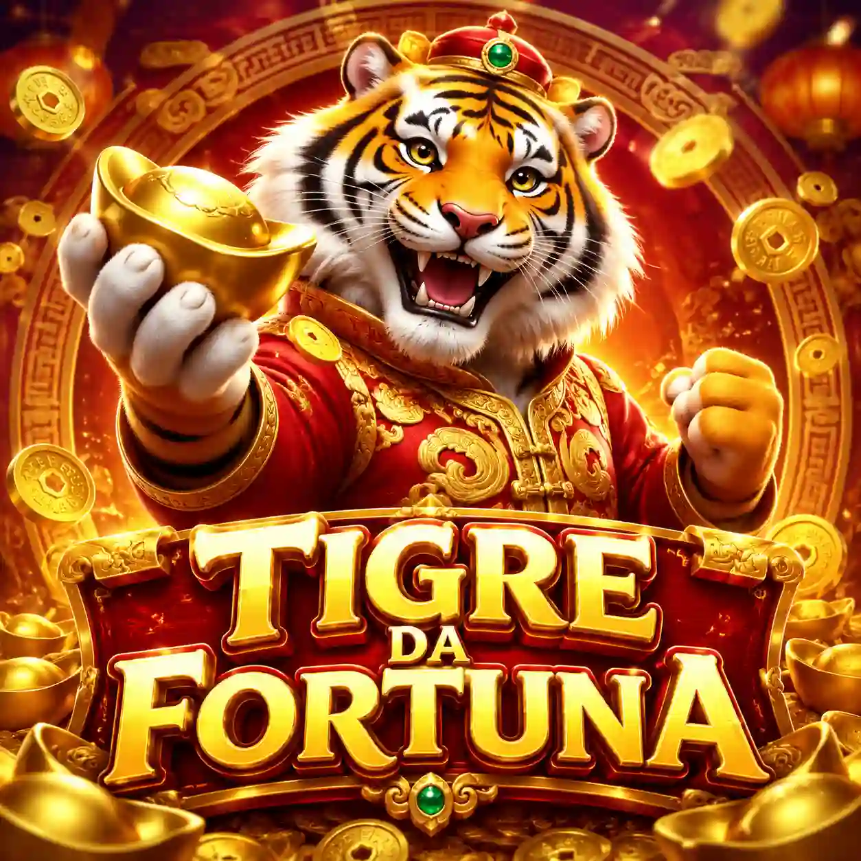 Caça-níquel Fortune Tiger com tema chinês